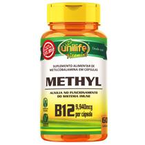 Vitamina b12 metilcobalamina Unilife 60 cápsulas