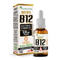 Vitamina B12 Morango 20ml - Metilcobalamina 9,94 mcg por gota - Flora Nativa