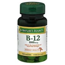 Vitamina B12 Nature's Bounty - 200 Comprimidos (2 Pacotes)