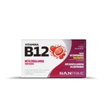 Vitamina B12 SANPRIME 60caps mastigaveis Vitamina B12 SANPRIME 60caps mastigaveis