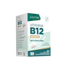 Vitamina B12 Vegana Metilcobalamina 9,94mcg Lauton 60 Cápsulas