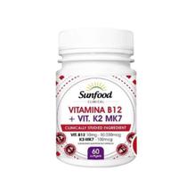 Vitamina B12 + Vitamina K2 MK7 Sunfood 60 Caps 10.000mg