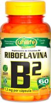 Vitamina B2 Riboflavina Unilife 60 cápsulas de 500mg