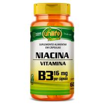 Vitamina B3 500mg 60 Cápsulas - Unilife