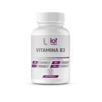 Vitamina B3 Niacina 120 cápsulas Lot Nutrition