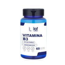 Vitamina B3 Niacina 60 cápsulas Energia Células e Metabolismo Vitamina B3 Niacina 60 cápsulas Energia Células e Metabolismo