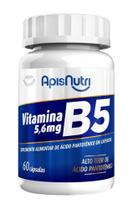 Vitamina B5 - 60 Cápsulas 5,6mg - Apisnutri