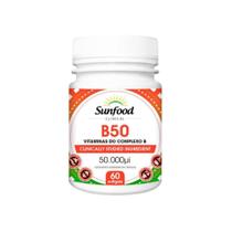 Vitamina B50 Sunfood 60 Caps 50000 Ui