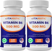 Vitamina B6 500 mg Vitamatic 120 comprimidos 2 unidades