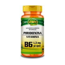 Vitamina B6 Piridoxina Unilife 60 Cápsulas