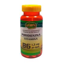Vitamina B6 Piridoxina - Unilife - 60 Cápsulas Vitamina B6 Piridoxina - Unilife - 60 Cápsulas