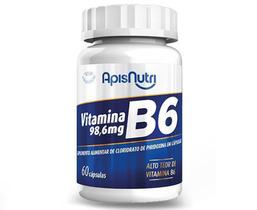 Vitamina B6 Suplemento Alimentar de Piridoxina 60 Cápsulas - Dna Verde - Apisnutri