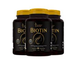 Vitamina B7 Biotina 3x60 Cápsulas Biotin - Alisson Nutrition