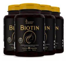 Vitamina B7 Biotina 4x60 Cápsulas Biotin - Alisson Nutrition