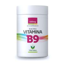 Vitamina B9 Ácido Fólico 60 comp - Vital natus - Vital Natus