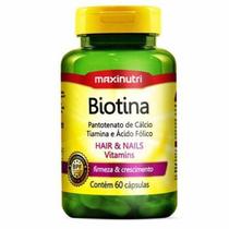 Vitamina Biotina Com 60 caps - Maxinutri