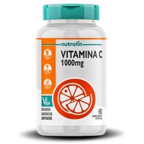 Vitamina C 1000mg C/ Acido Ascorbico 60 Cápsulas Vegan - Nutralin