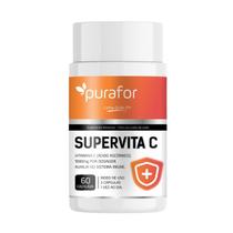 Vitamina C 1000mg l SUPERVITA C Purafor I 60 Cápsulas Imunidade I Antioxidante I Anti-idade Vitamina C 1000mg l SUPERVITA C Purafor I 60 Cápsulas Imunidade I Antioxidante I Anti-idade