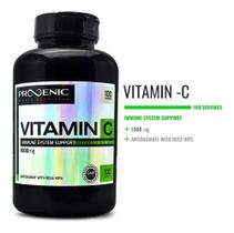 Vitamina C 100mg Com Rosa hips 100 Tablets Progenic