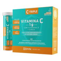 Vitamina C 1g+Vit D+Zinco Efervescente 30 unidades- C-Triple Vitamina C 1g+Vit D+Zinco Efervescente 30 unidades- C-Triple