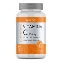 Vitamina C 500 + Zinco Quelato com 60 comprimidos - Lauton