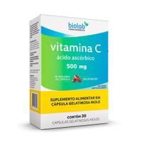 Vitamina c 500mg com 30 capsulas - BIOLAB