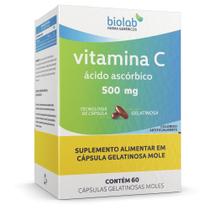 Vitamina c 500mg com 60 cápsulas - BIOLAB