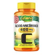 Vitamina C - Acido Ascorbico 750mg 180 Capsulas Unilife