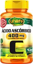 Vitamina C Ácido Ascórbico Unilife 120 cápsulas