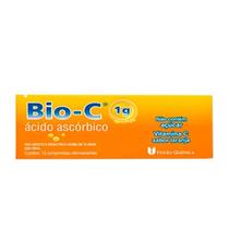 Vitamina C Bio-C Efervescente 1g União Química 10 comprimidos