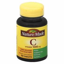 Vitamina C com rosa mosqueta 60 comprimidos da Nature Made (pacote com 6)