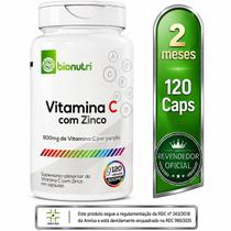 Vitamina C Com Zinco 900mg 120 Caps Bionutri