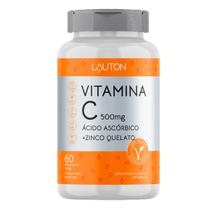 Vitamina C com Zinco Quelato 60 Cápsulas Lauton Nutrition Vitamina C com Zinco Quelato 60 Cápsulas Lauton Nutrition