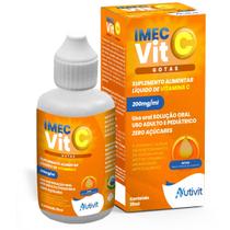 Vitamina C em gotas 200mg/ml 20ml Imec Vit C Sabor Laranja Vitamina C em gotas 200mg/ml 20ml Imec Vit C Sabor Laranja