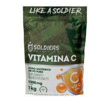 Vitamina C em Pó - Ácido Ascórbico 1Kg - 100% Puro Importado - Soldiers Nutrition
