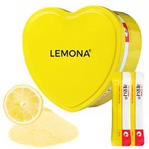 Vitamina C em pó, LEMONA Official 500mg, 70 palitos, comida coreana