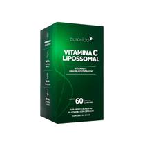 Vitamina C Lipossomal Suplemento Alimentar 60 Cápsulas Puravida