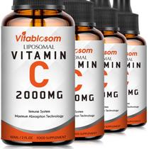Vitamina C Lipossomal Vitablosom 2000mg - 60ml (4 Frascos)