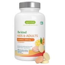 Vitamina C mastigável 500 mg Igennus Gentle Buffered Vegan
