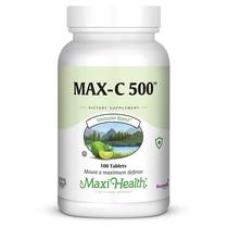 Vitamina C Maxi Health MAX C 500 mg com bioflavonóides de limão 100 T