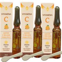 Vitamina C Ouran Face 2ml Kit c/ 3 ampolas - Tratamento Facial - Arovitel