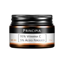 Vitamina C Pura 95% + 5% Ácido Ferúlico Principia Skincare VC-95 Pó Ultrafino