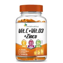 Vitamina C + Vitamina D3 + Zinco 60 Caps Flora Nativa