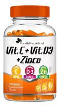 Vitamina C + Vitamina D3 + Zinco 60 Capsulas Flora Nativa