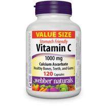 Vitamina C Webber Naturals Ascorbato de Cálcio 1000mg 120 Cápsulas Vitamina C Webber Naturals Ascorbato de Cálcio 1000mg 120 Cápsulas