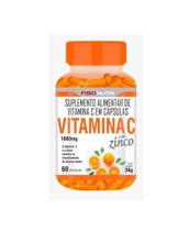 Vitamina C + Zinco 1000mg (60 caps) - FISIONUTRI