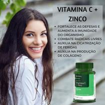 Vitamina c + zinco 1000mg 60 cápsulas - nutrye Vitamina c + zinco 1000mg 60 cápsulas - nutrye