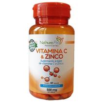 Vitamina C + Zinco 60 Cápsulas 500mg - IASOSPHARMA