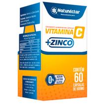 Vitamina C + Zinco 60 Cápsulas Natunéctar Imunidade