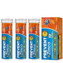 Vitamina C + Zinco Efervescente 10 Comp - Prevent Pharma Vitamina C + Zinco Efervescente 10 Comp - Prevent Pharma